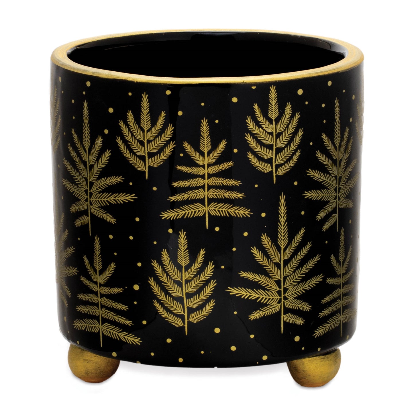 Footed Pine Tree Planter (Set of 2)