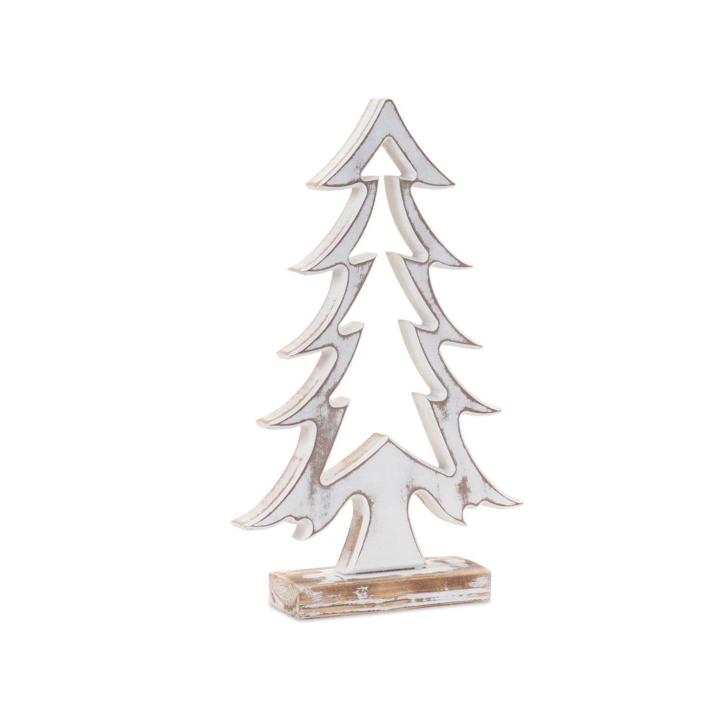 Wood Pine Tree Outline (Set of 3)
