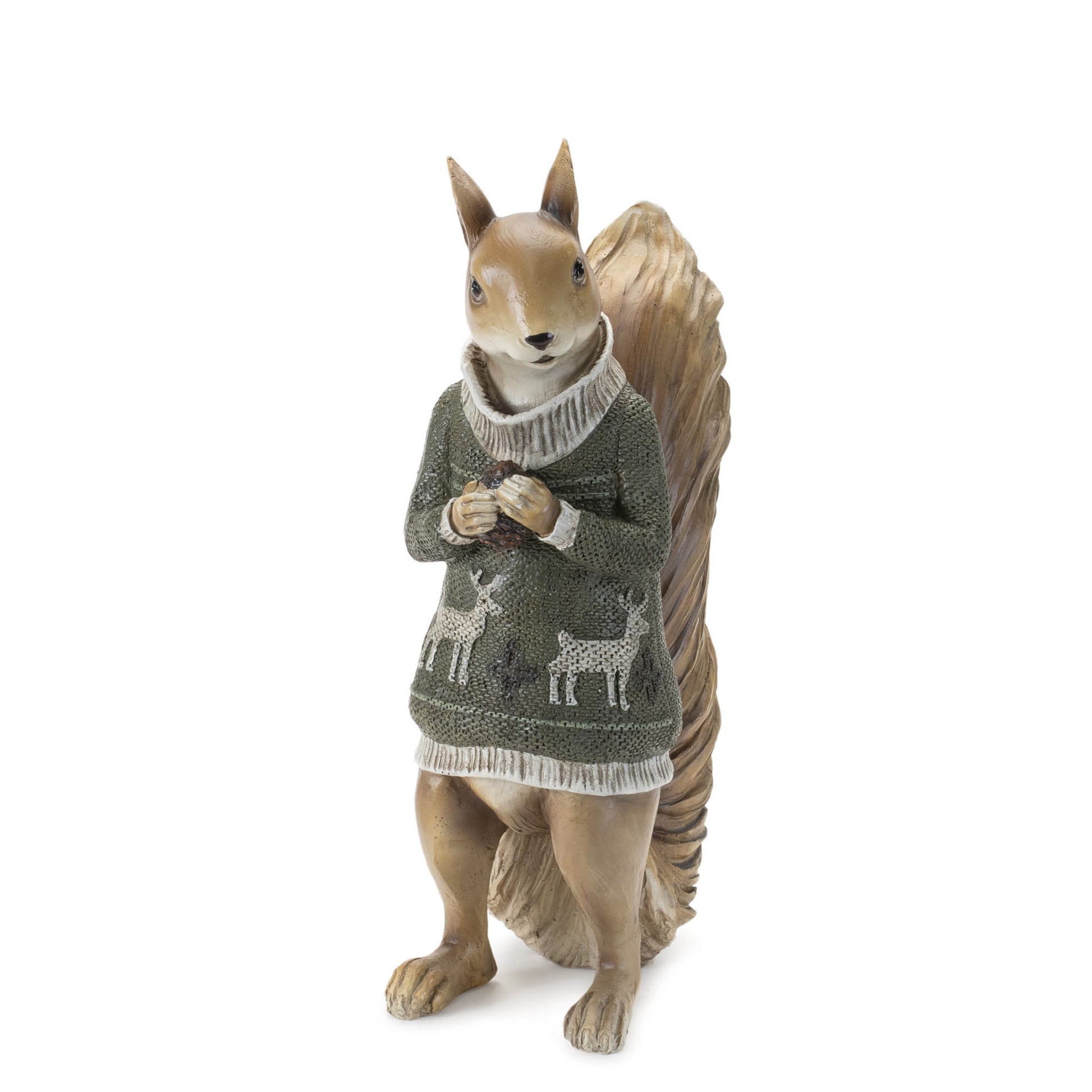 Winter Animal with Sweater Figurine (Set of 3)
