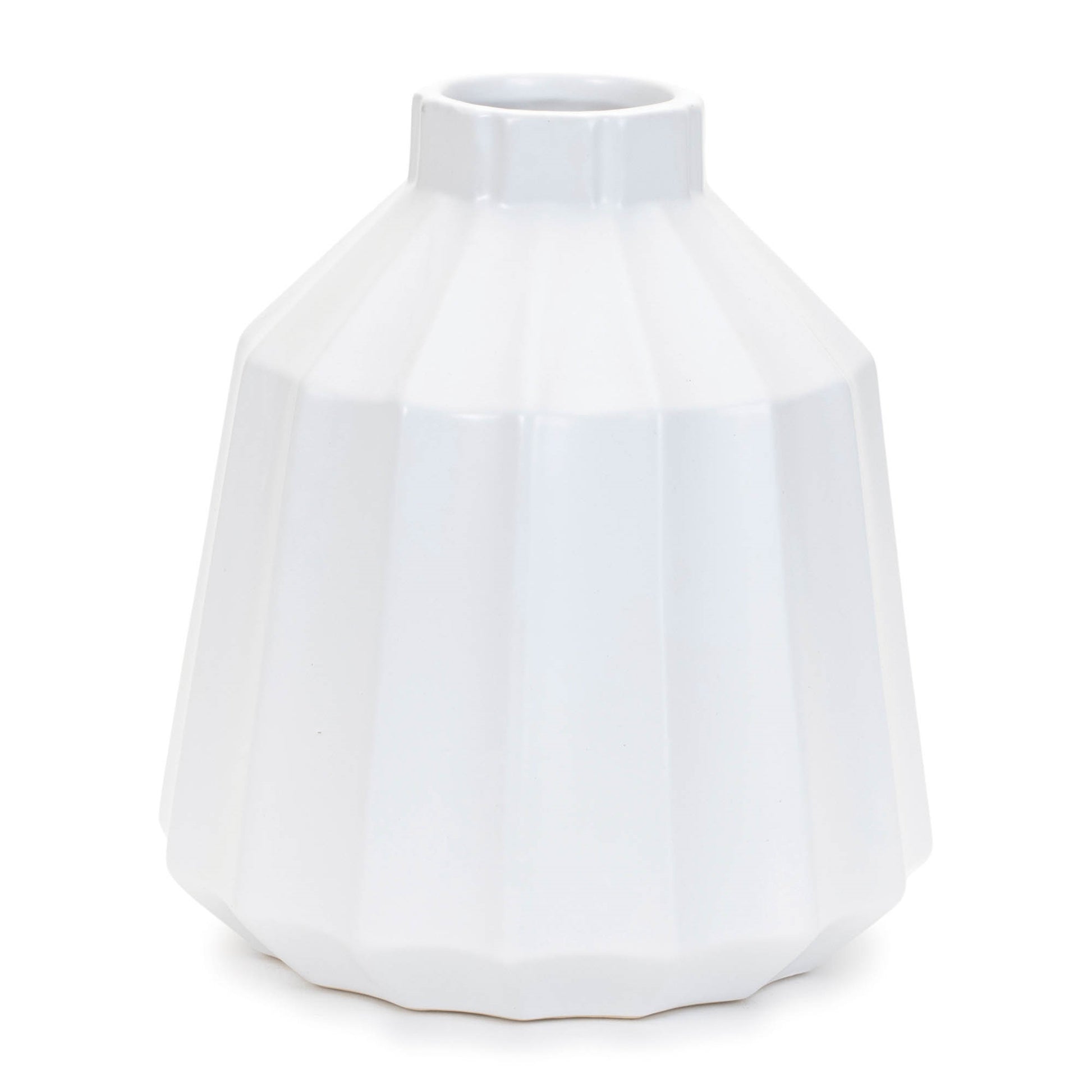 Ribbed Ceramic Vase (Set of 2)