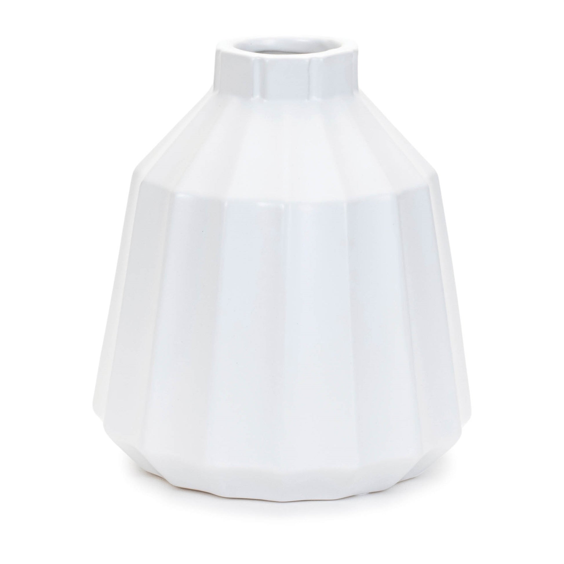 Ribbed Ceramic Vase (Set of 2)