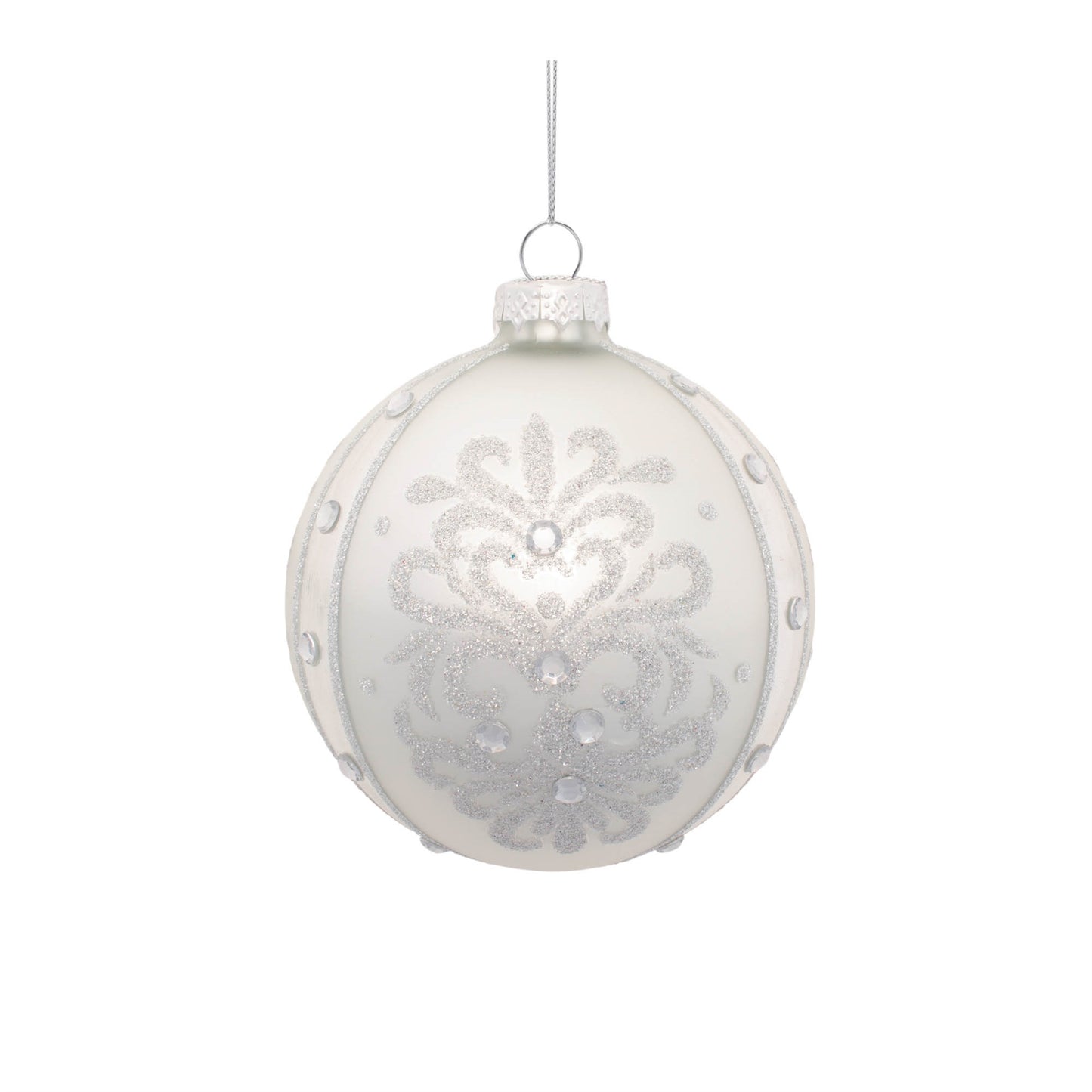 Glittered Ornaments (Set of 6)