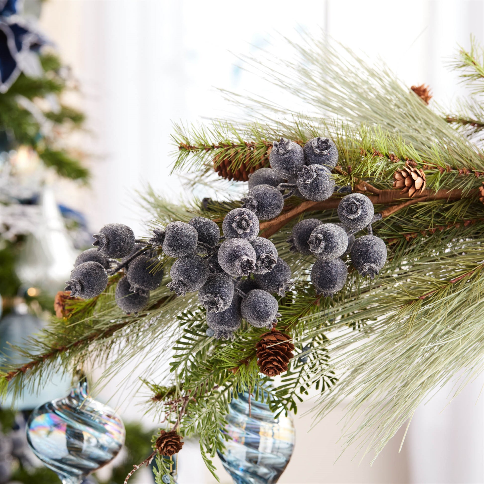 Beaded Berry Spray (Set of 6)