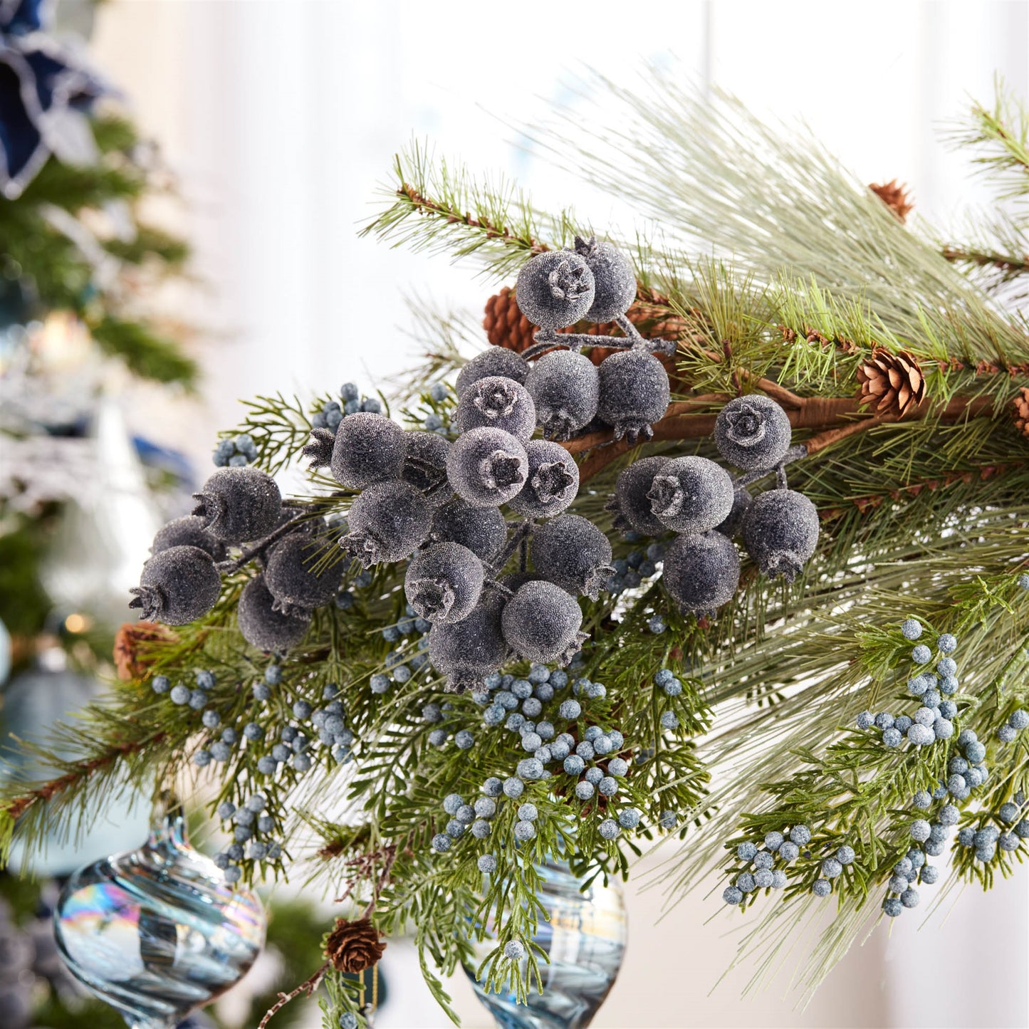 Beaded Berry Spray (Set of 6)