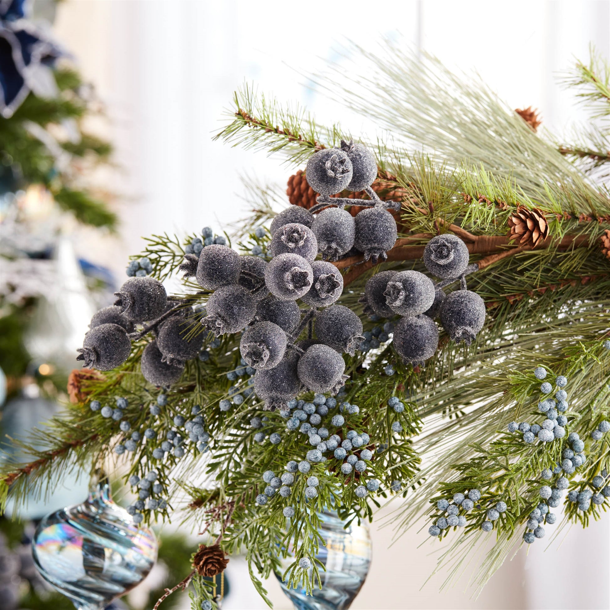 Beaded Berry Spray (Set of 6)