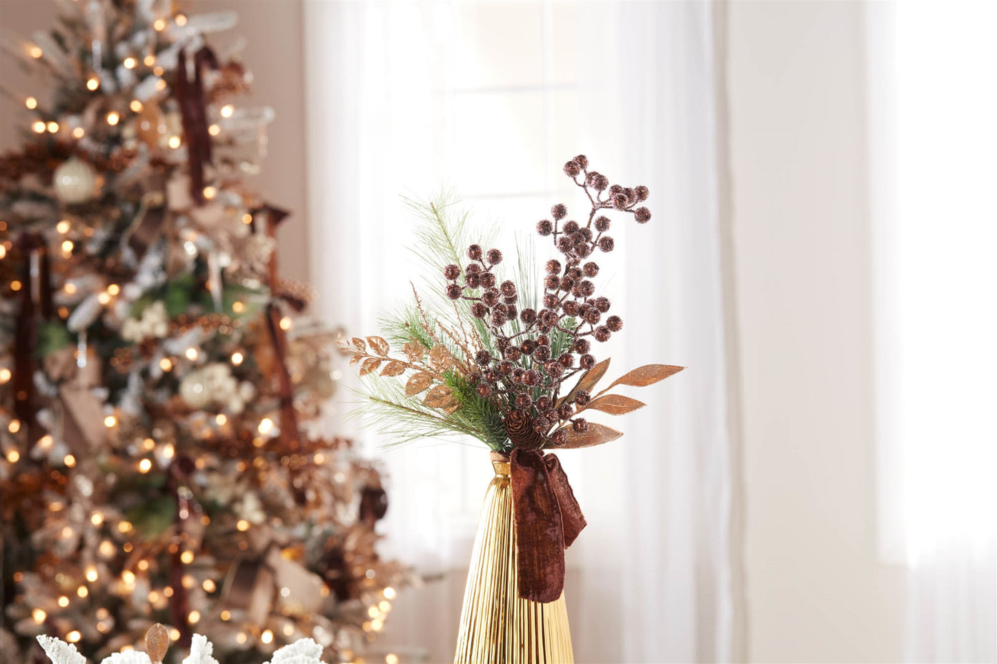 Beaded Berry Spray (Set of 6)