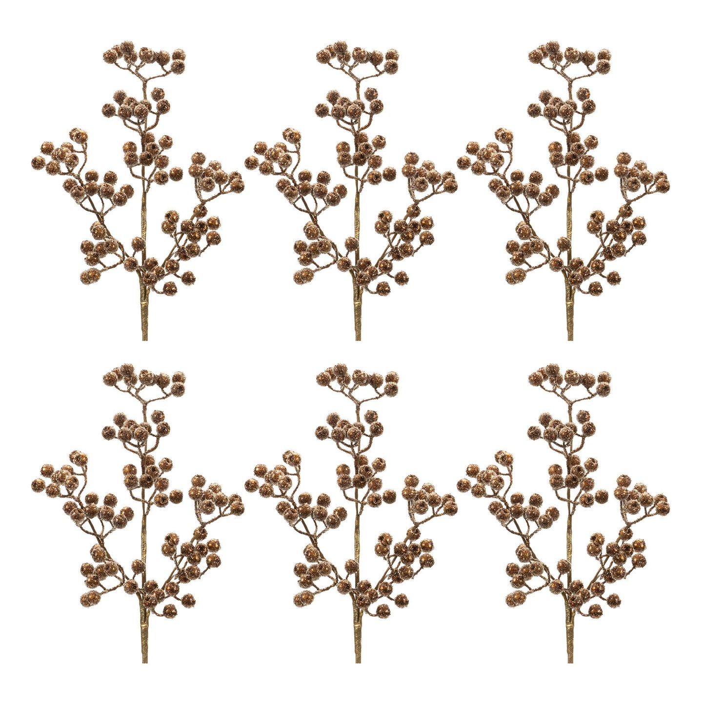 Beaded Berry Spray (Set of 6)