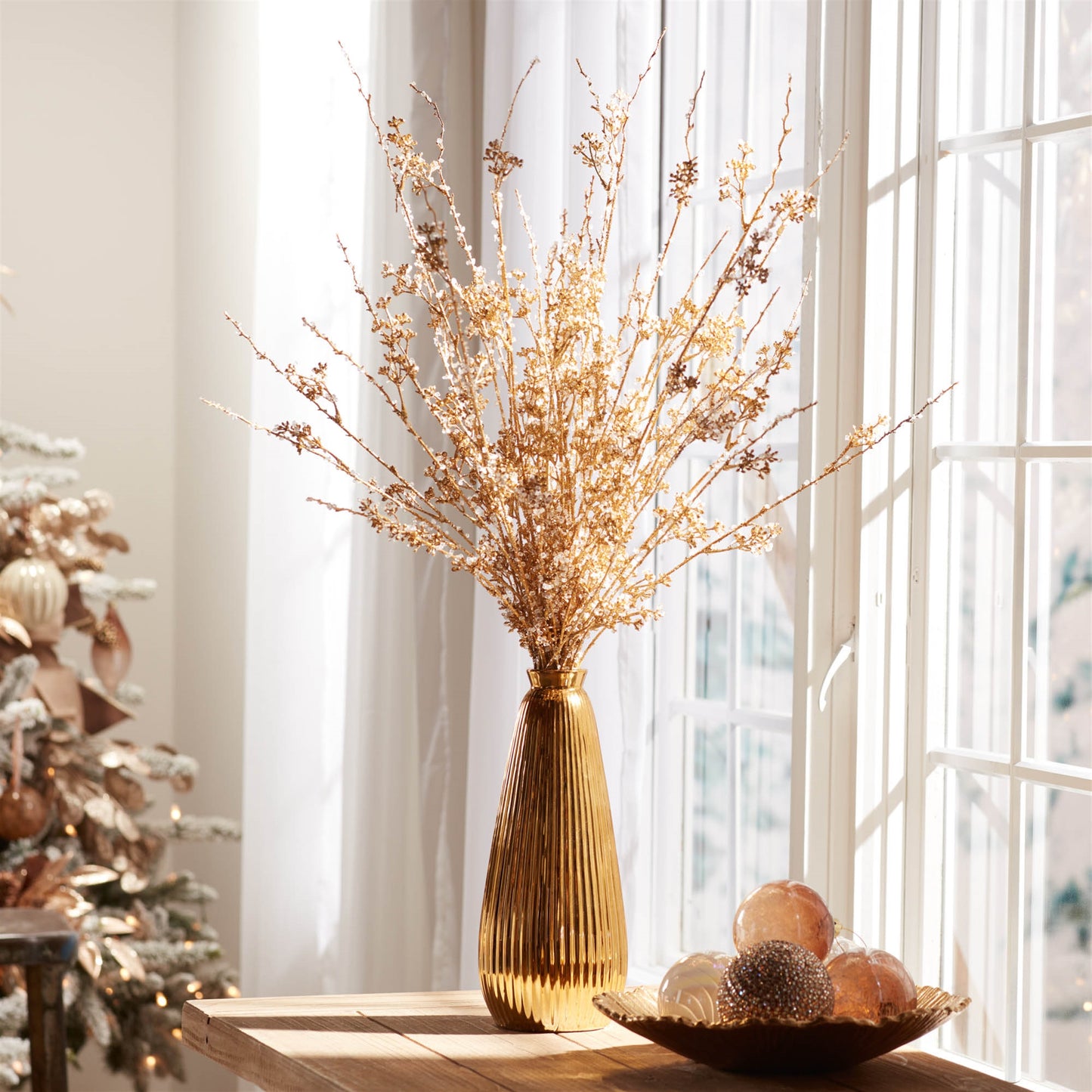 Beaded Iced Berry Spray (Set of 2)