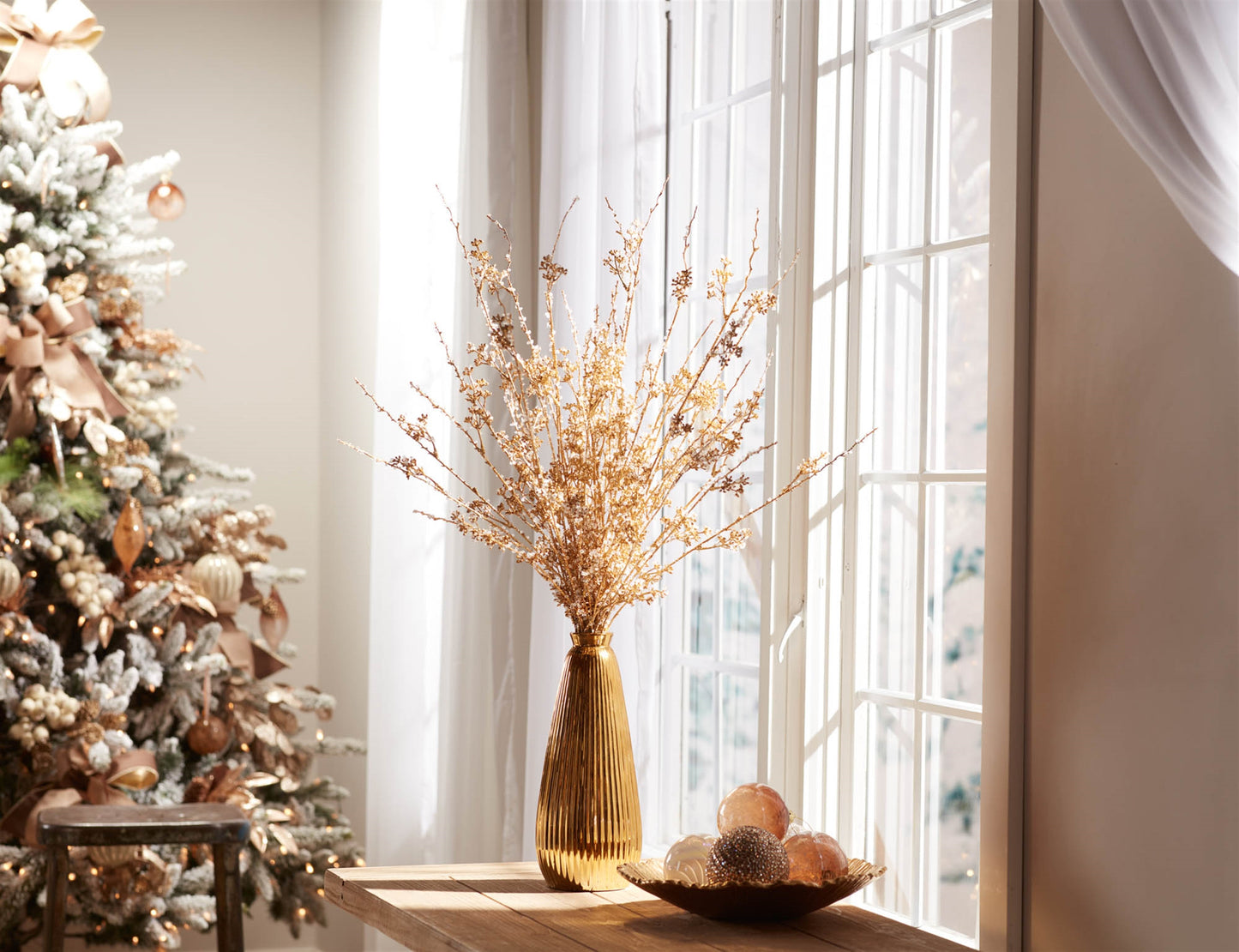 Beaded Iced Berry Spray (Set of 2)