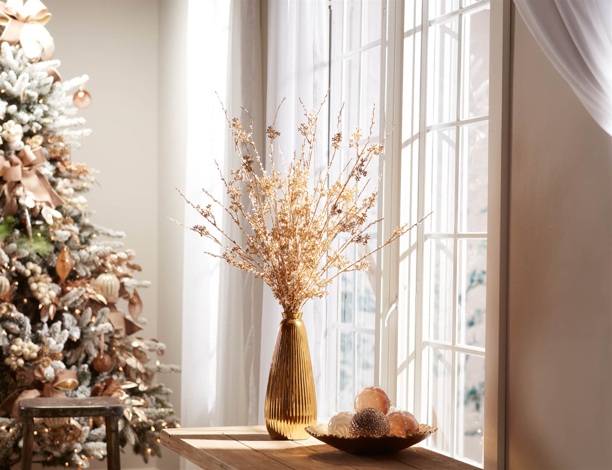 Beaded Iced Berry Spray (Set of 2)