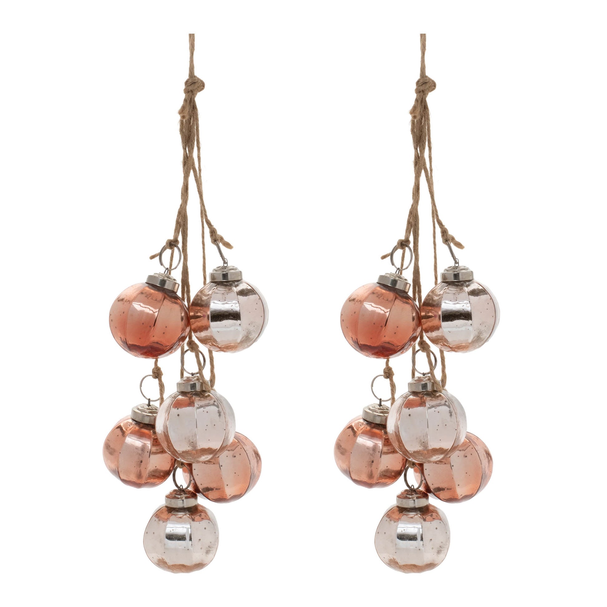 Mini Ball Ornament Cluster (Set of 2)