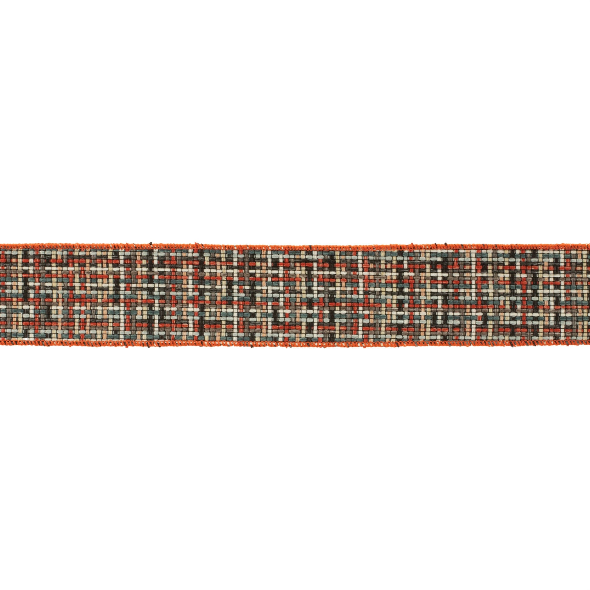 Checkered Woven Wired Ribbon (Set of 2)