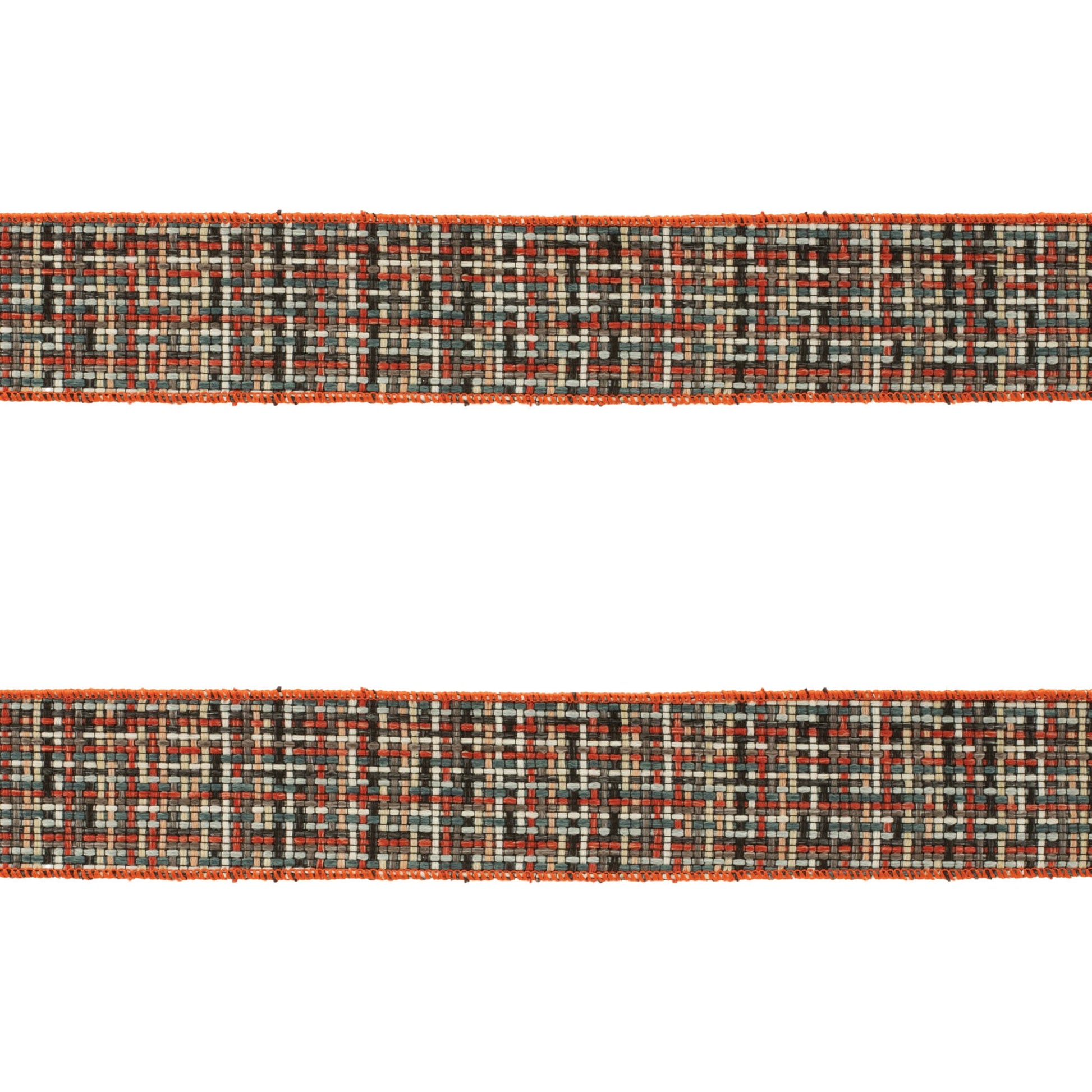 Checkered Woven Wired Ribbon (Set of 2)