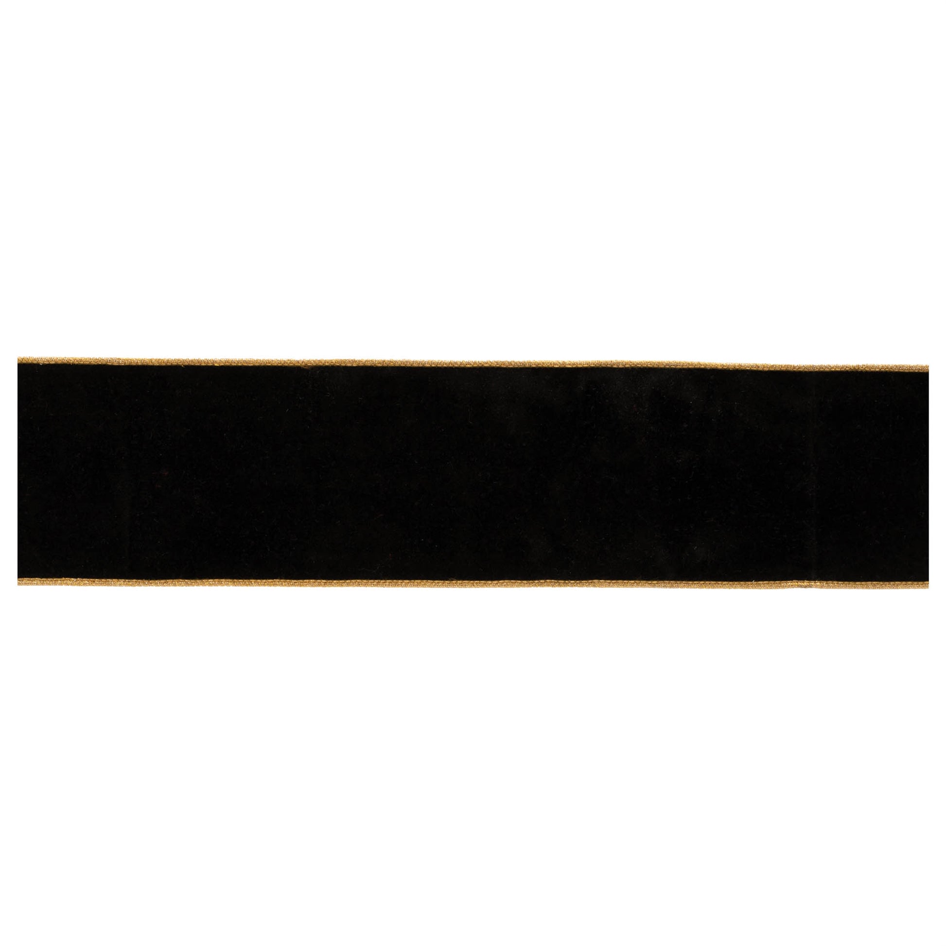 Black Wired Ribbon 4" x 10 Yds.