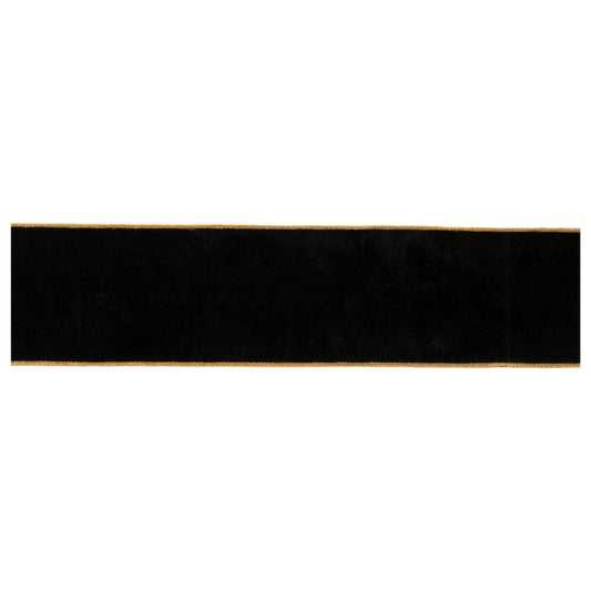 Black Wired Ribbon 4" x 10 Yds.