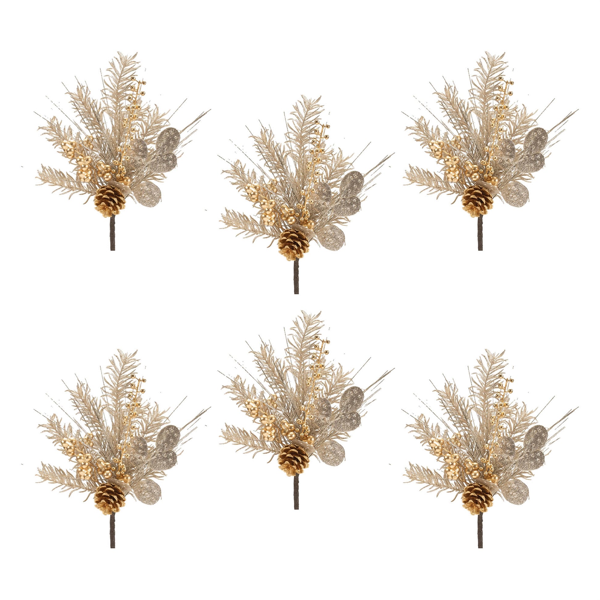 Mixed Pine Eucalyptus Spray (Set of 6)