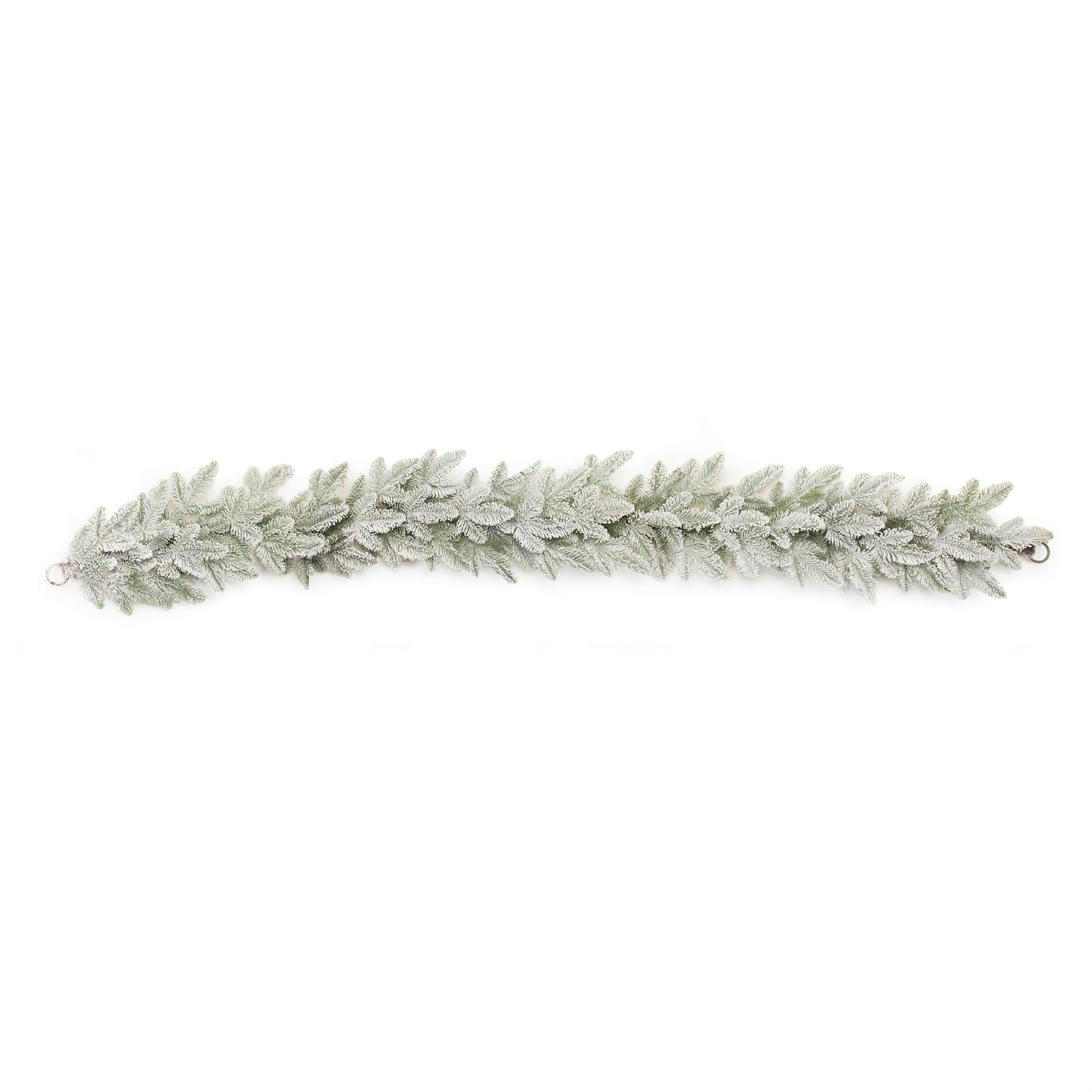 Flocked Pine Garland 6'L
