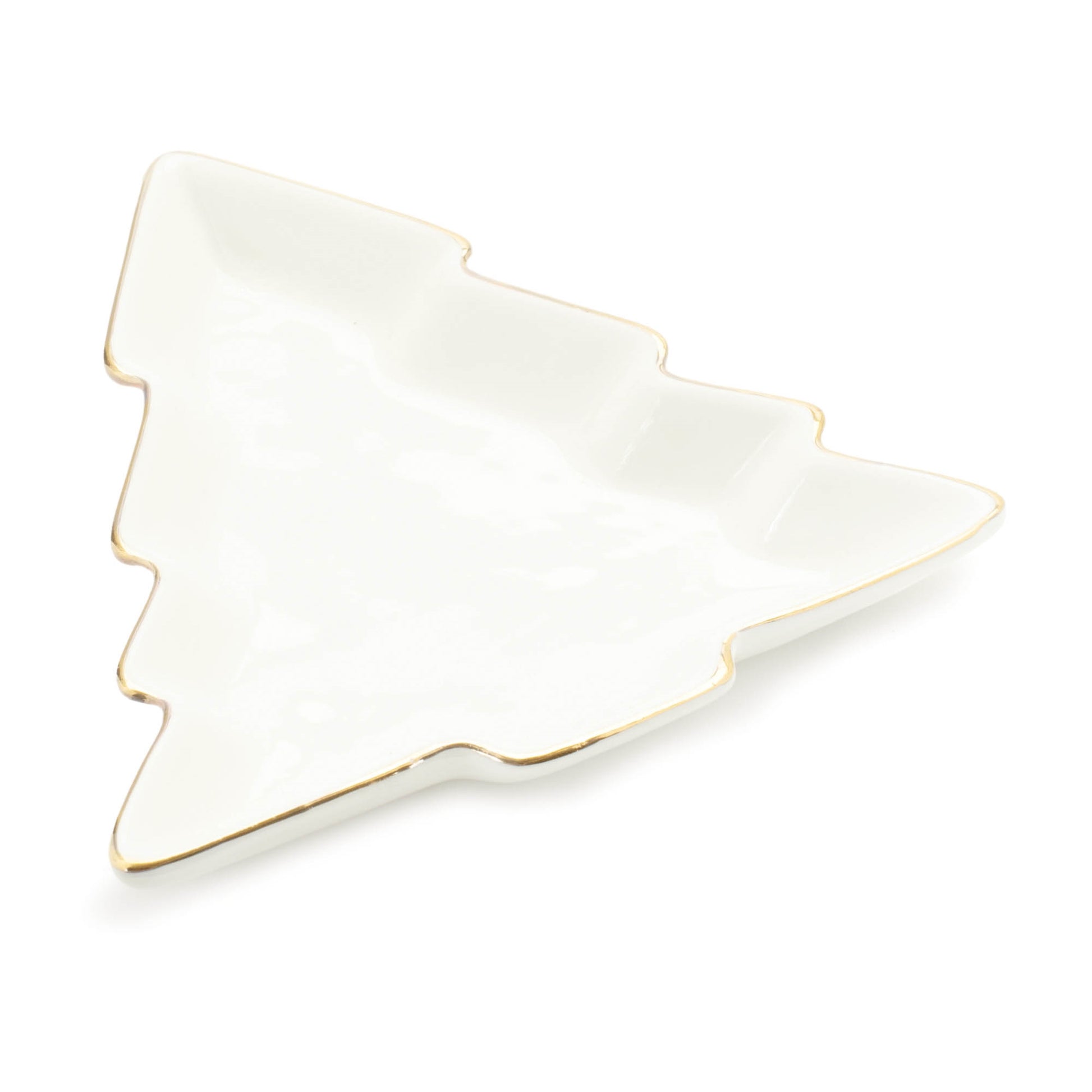 Ceramic Pine Tree Trinket Dish (Set of 6)