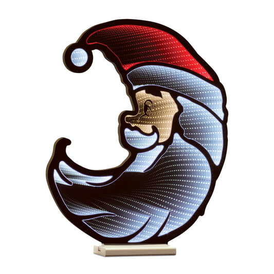 Santa Half Moon Ekkolight 23"H