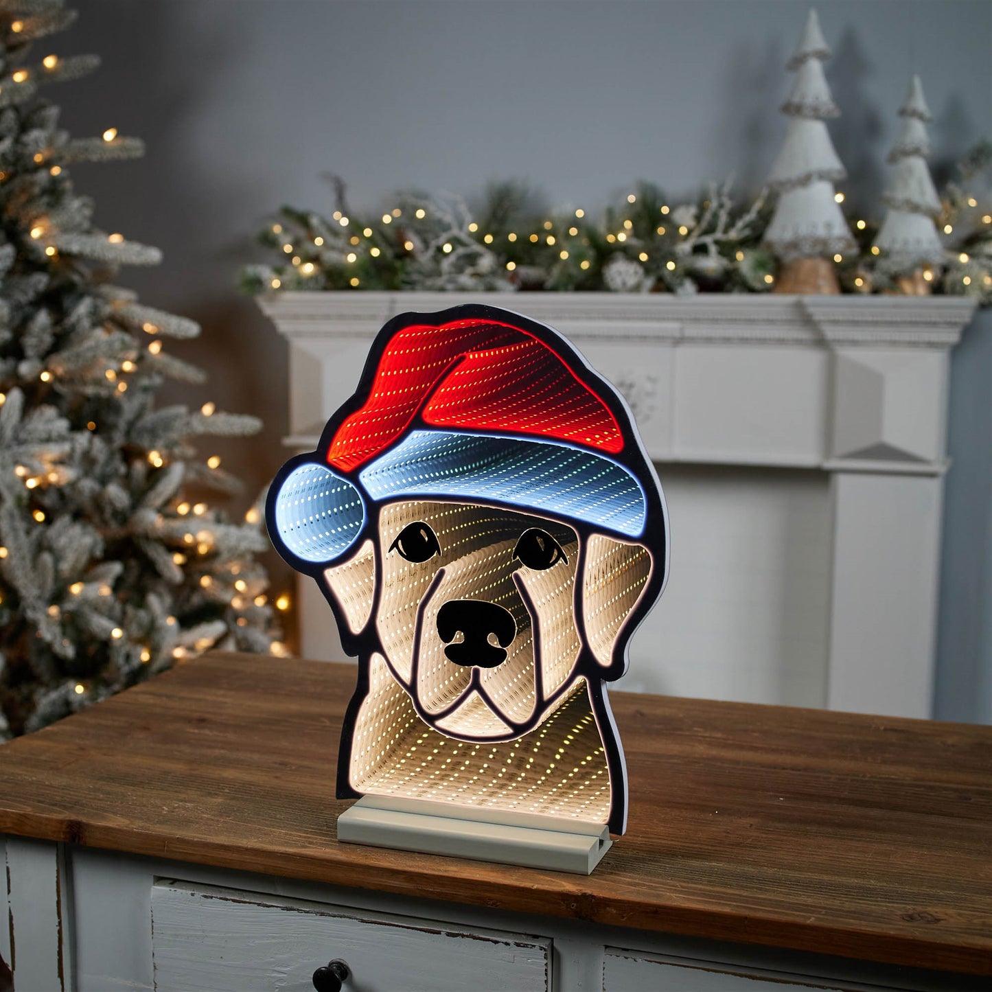 Holiday Dog Ekkolight 16.5"H