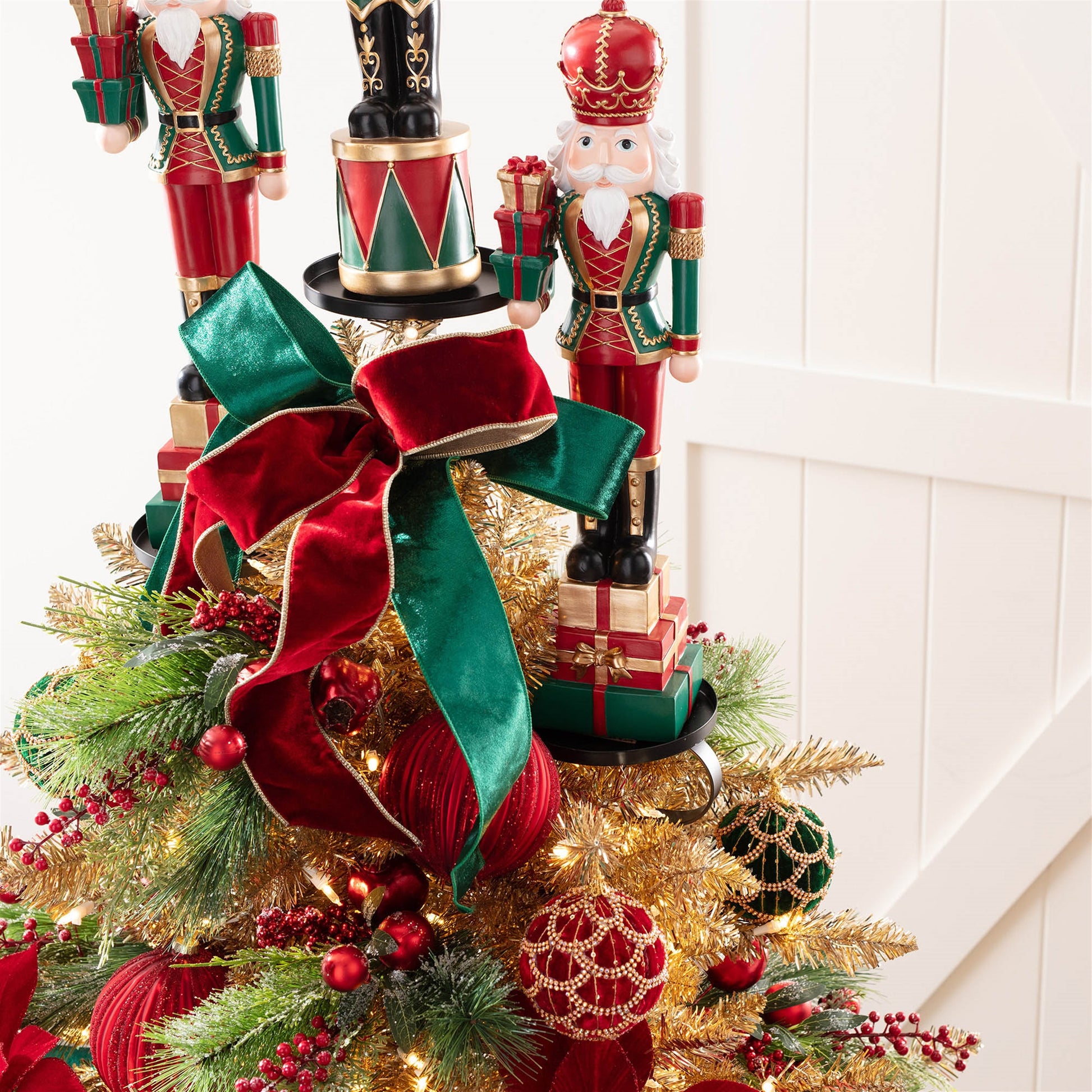 Metal Triple Tree Topper Platform 36"H