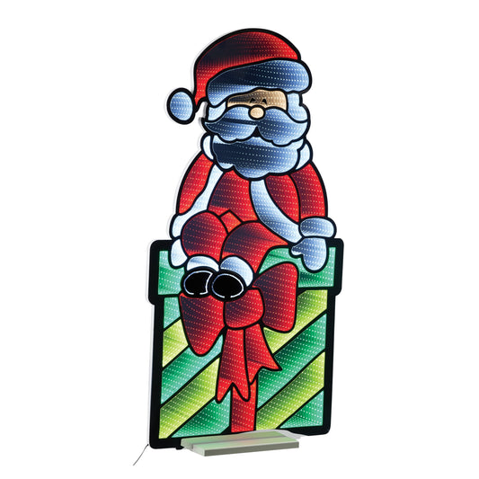 Santa on Package Ekkolight 47"H