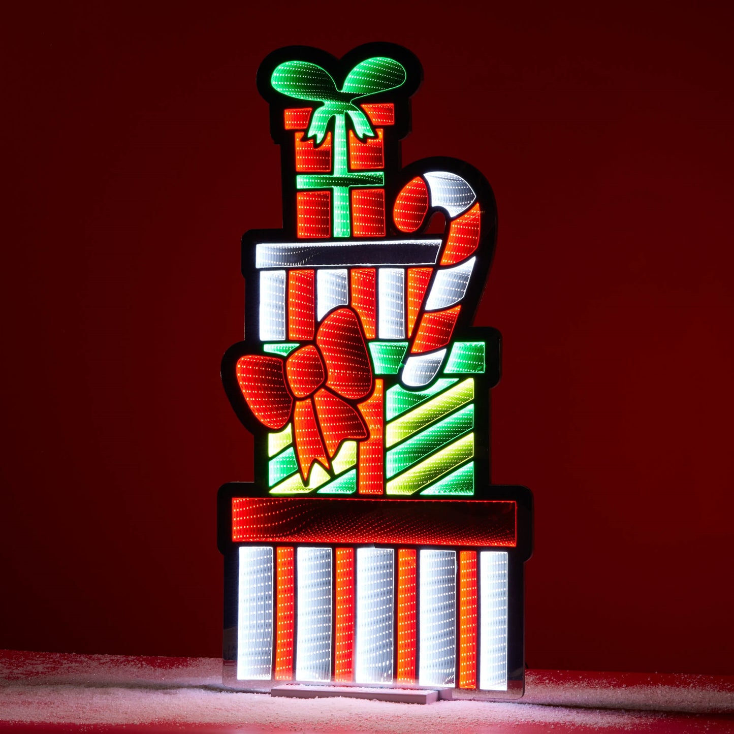 Package Stack and Candy Cane Ekkolight 47"H