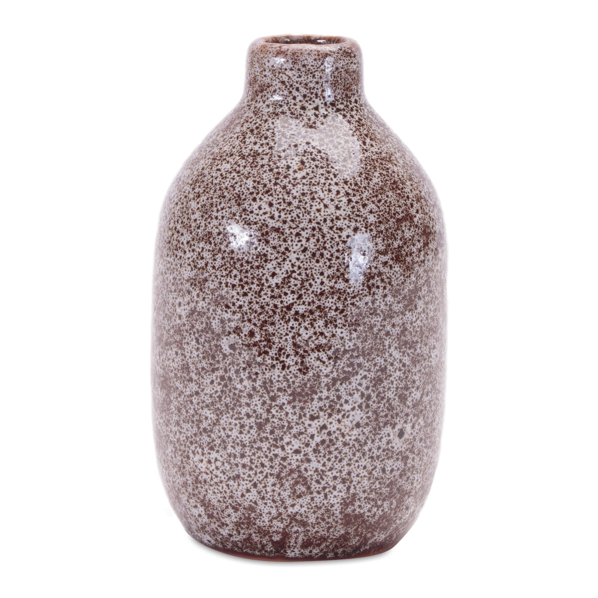 Speckled Ceramic Bottle Vase (Set of 4)