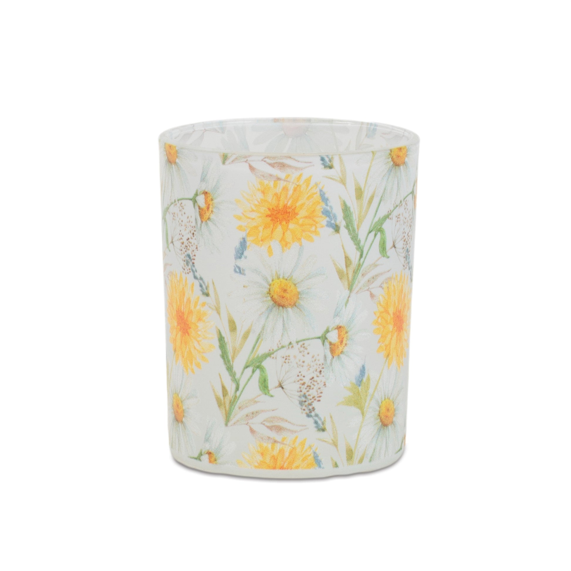 Floral Print Votive Candle Holder (Set of 2)