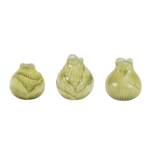 Stone Flower Bulb Vase (Set of 6)