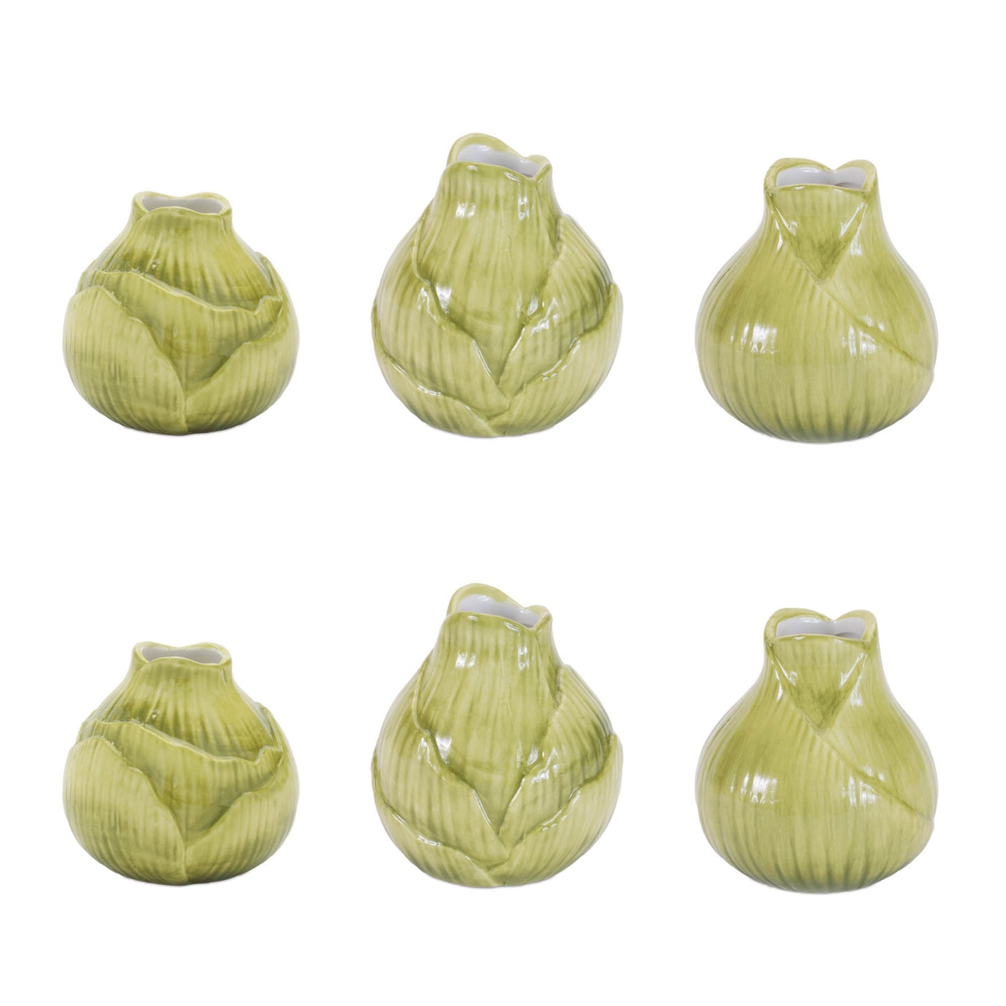 Stone Flower Bulb Vase (Set of 6)