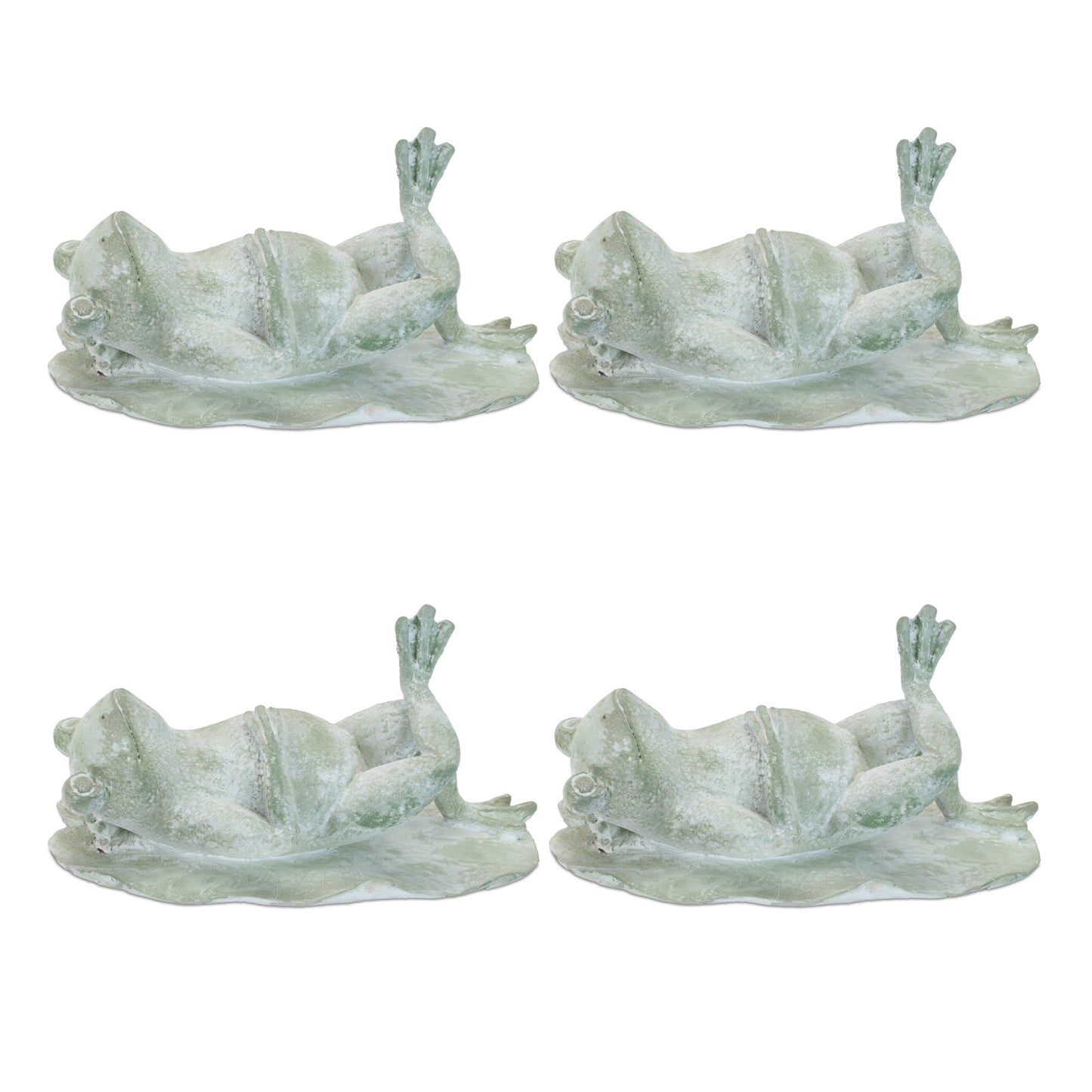 Laying Frog Figurine (Set of 4)
