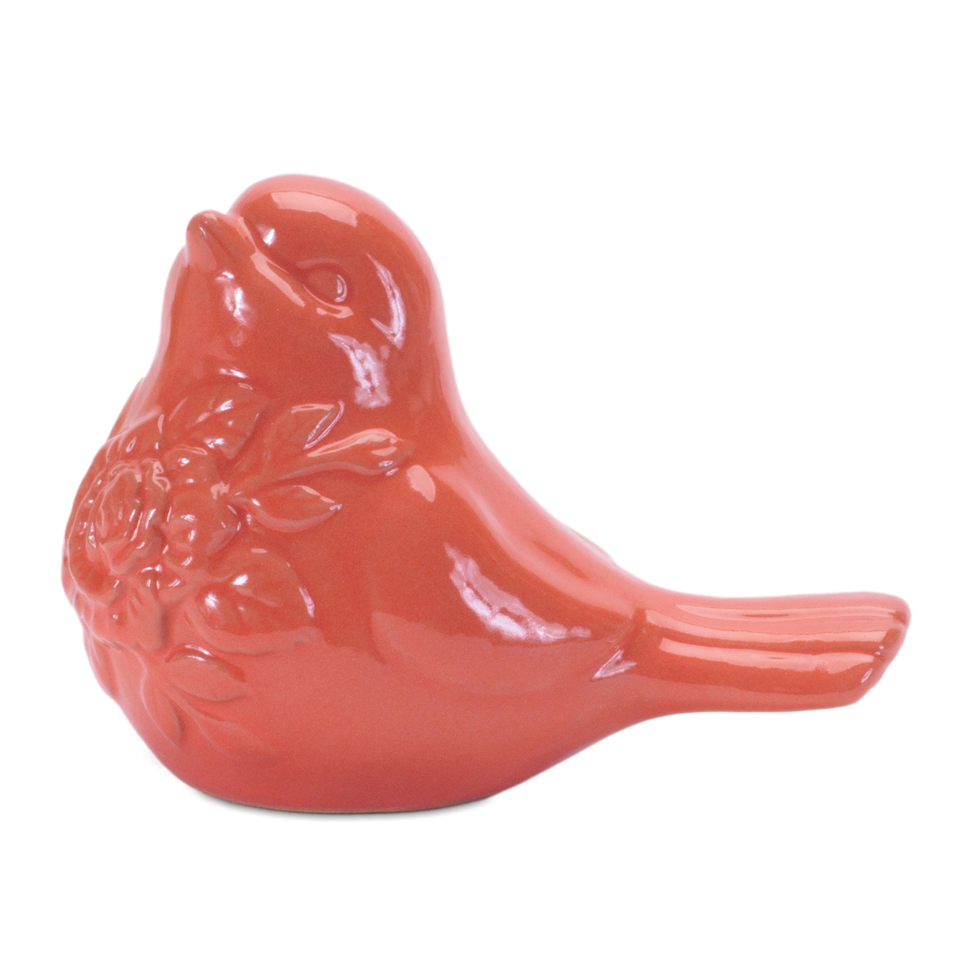 Ceramic Floral Bird Figurine (Set of 6)