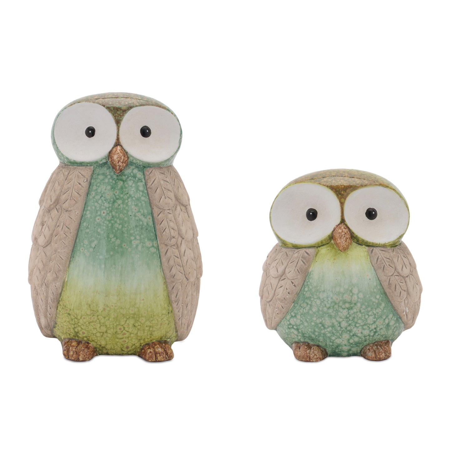 Terra Cotta Owl Decor (Set of 2)