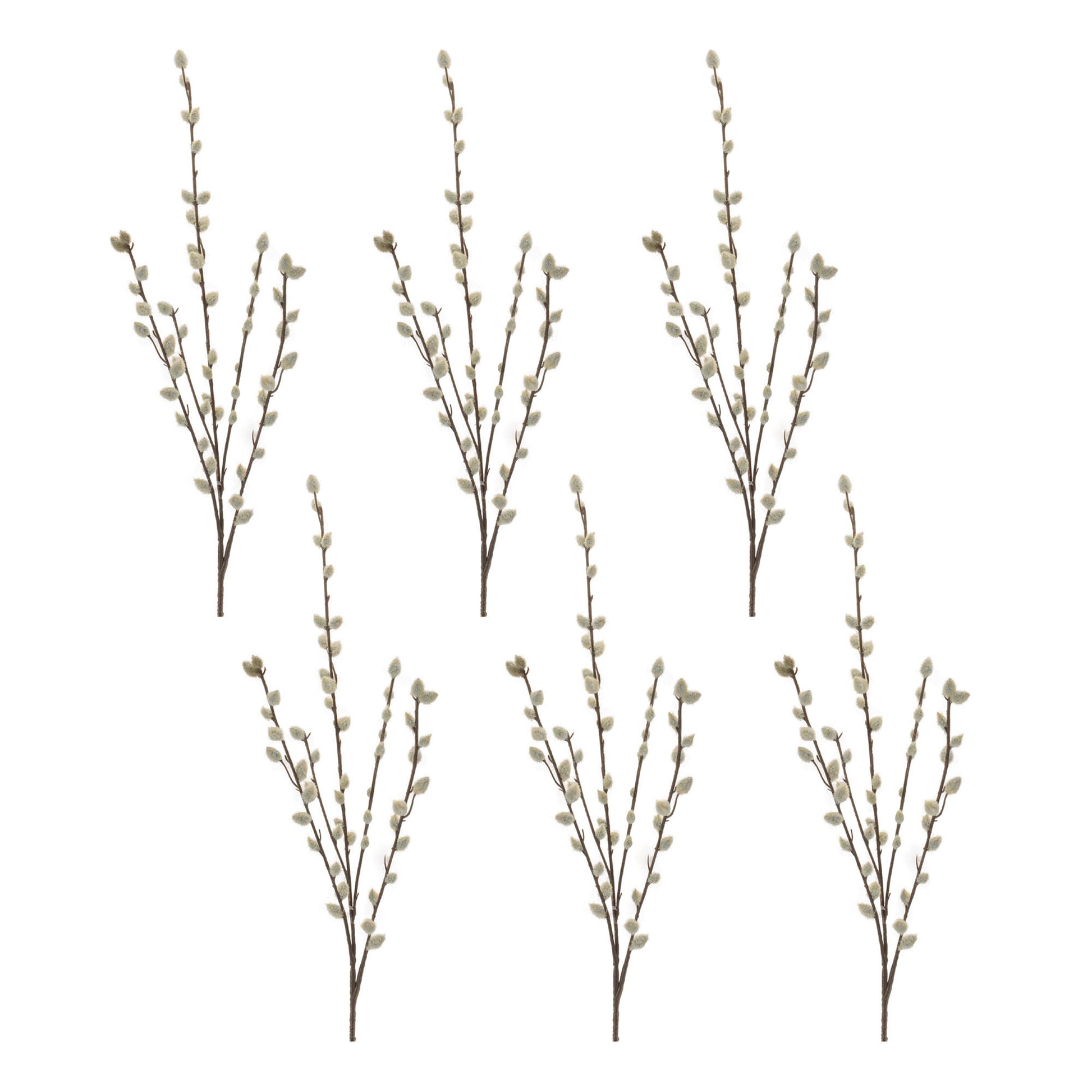 Pussy Willow Twig Spray (Set of 6)