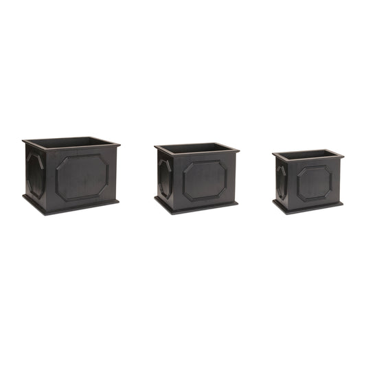 Wooden Box Planter (Set of 3)