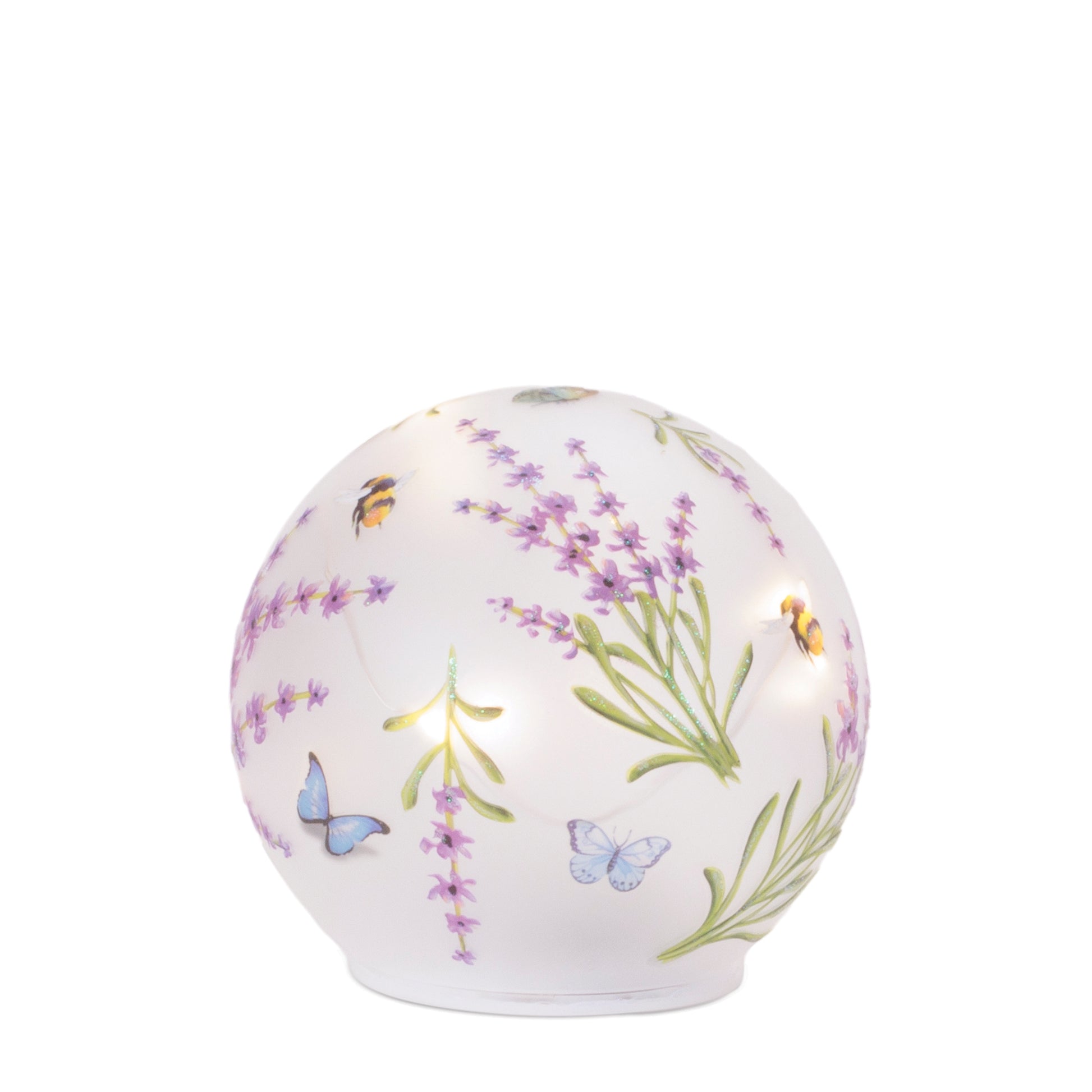 LED Floral and Butterfly Globe (Set of 3)