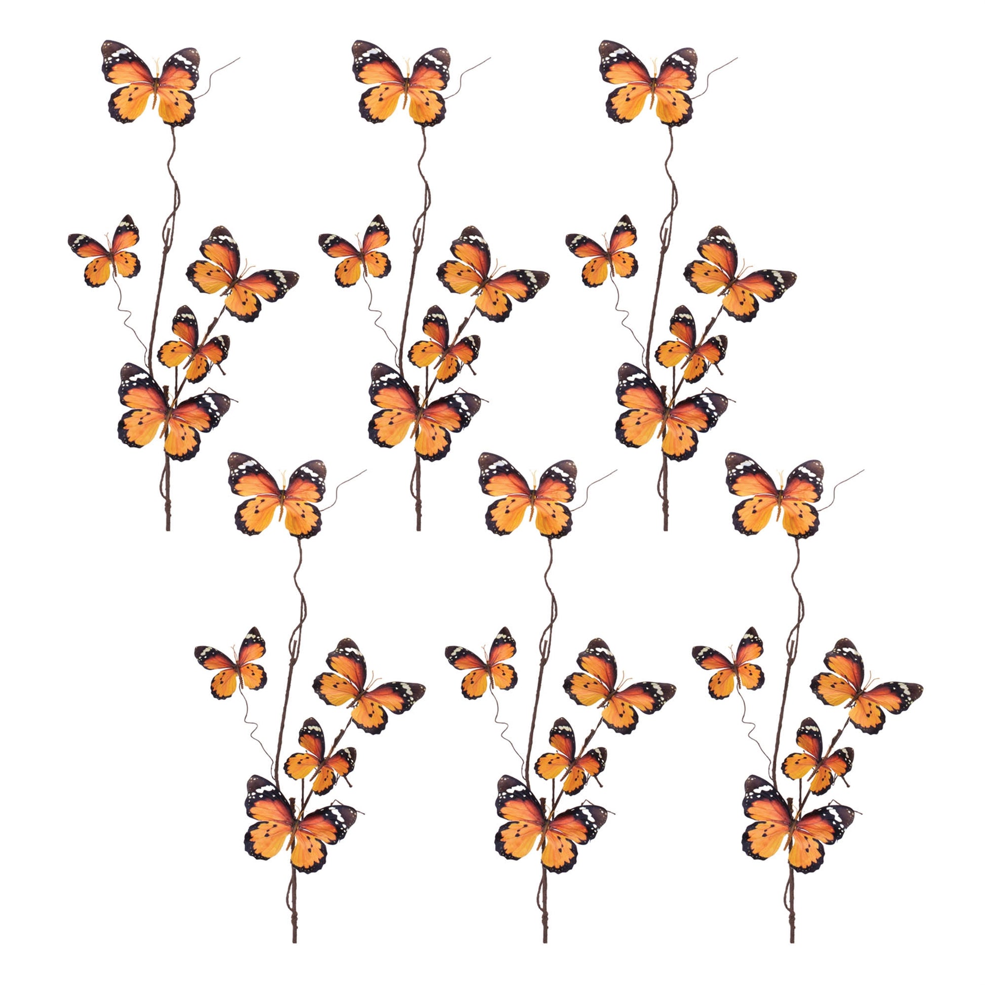 Butterfly Twig Spray (Set of 6)