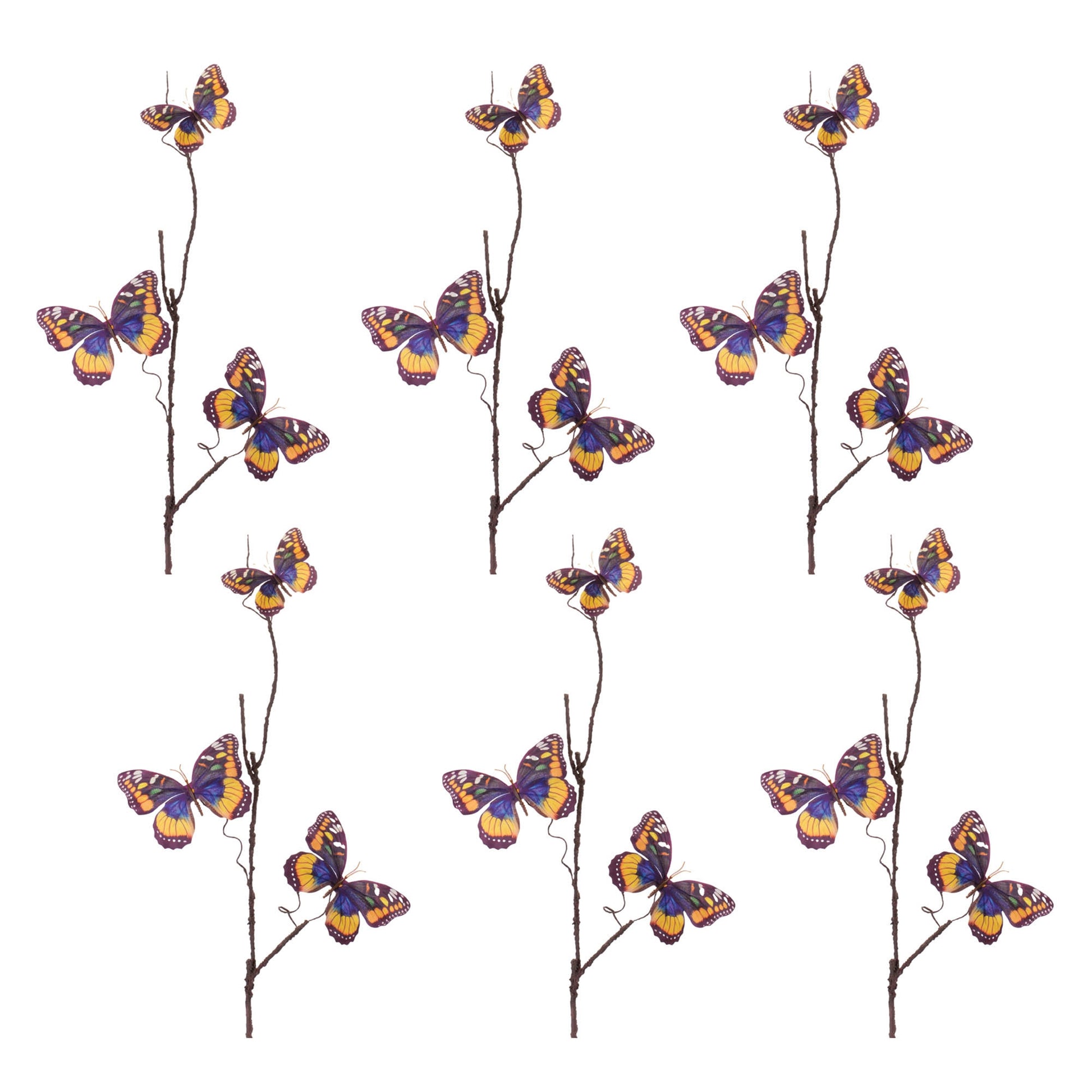 Butterfly Twig Spray (Set of 6)